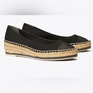 Tory Burch Black Espadrilles
